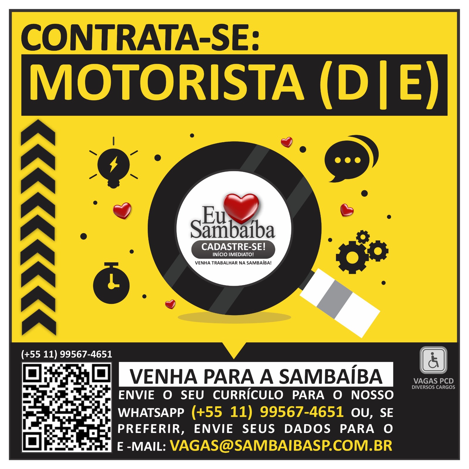 Imagem da vaga Motorista cat D e E