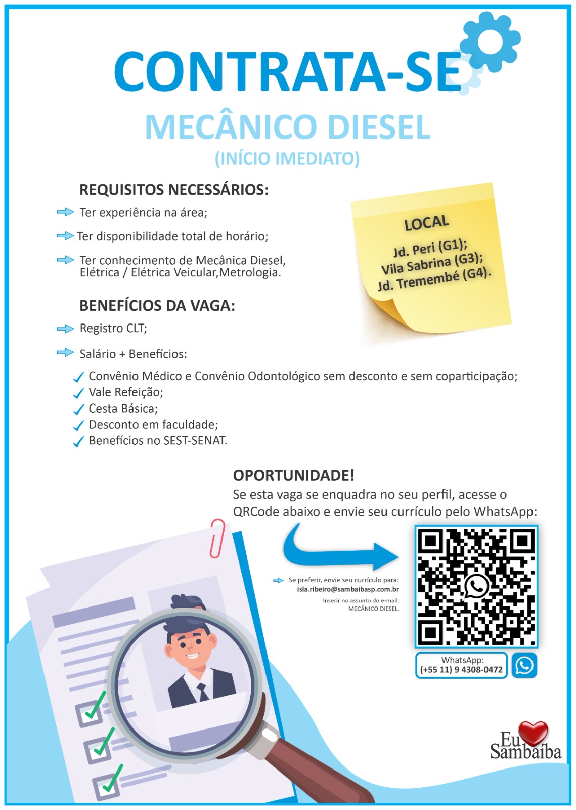 Imagem da vaga Mecanico Diesel